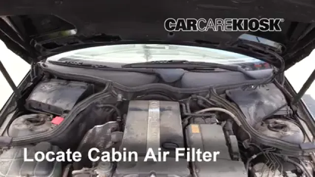 2003 Mercedes-Benz C230 Kompressor 1.8L 4 Cyl. Supercharged Coupe (2 Door) Air Filter (Cabin) Replace